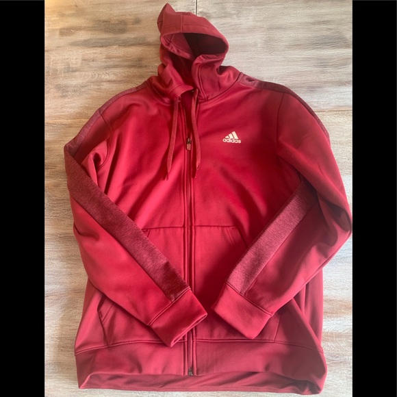 burgundy adidas hoodies